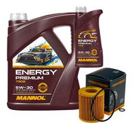 Denckermann Filtro Olio mannol Energy Premium 5W-30 6L per Mazda 6 Kombi 2.5 MZR