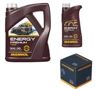 Denckermann Filtro Olio Mannol Energy Premium 5W-30 6L Per Toyota Verso 1.6 D-4D