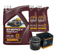 Denckermann Filtro Olio Mannol Energy Premium 5W-30 7L Per Toyota Yaris 1.4 D-4D