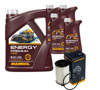 Denckermann Filtro Olio Mannol Energy Premium 5W-30 9L Per Chevrolet Cruze