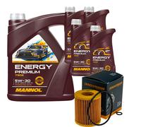 Denckermann Filtro Olio MANNOL Energy Premium 5W-30 9L per Mazda 6 Kombi 2.5 MZR