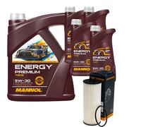 Denckermann Filtro Olio MANNOL Energy Premium 5W-30 9L per Mercedes-Benz G-Class