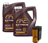 DENCKERMANN Filtro Olio MANNOL Extreme 5W-40 10L Per Audi A6 Allroad 2.7