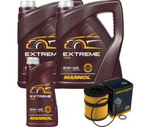 DENCKERMANN Filtro Olio MANNOL Extreme 5W-40 11L Per Opel Vectra C Caravan