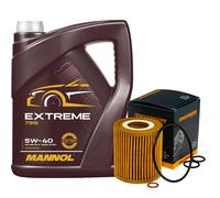 Denckermann Filtro Olio Mannol Extreme 5W-40 5L Per BMW 3er Compact 316 TI