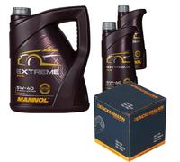 DENCKERMANN Filtro Olio MANNOL Extreme 5W-40 7L Per BMW 3 Serie 318d 316d