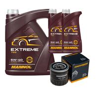 DENCKERMANN Filtro Olio MANNOL Extreme 5W-40 7L Per Renault Grand Scénic