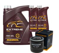 DENCKERMANN Filtro Olio MANNOL Extreme 5W-40 7L Per VW Lupo 1.7 SDI Caddy