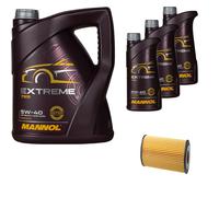 Denckermann Filtro Olio Mannol Extreme 5W-40 8L Per BMW 3 Serie Touring 320D