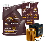 DENCKERMANN Filtro Olio MANNOL Extreme 5W-40 8L Per BMW 3er Compact 316 TI