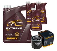 DENCKERMANN Filtro Olio MANNOL Extreme 5W-40 8L Per Renault Grand Scénic
