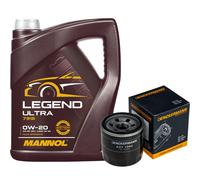 Denckermann Filtro Olio Mannol Legend Ultra 0W-20 5L Per Mazda 3 2.0 CX-3