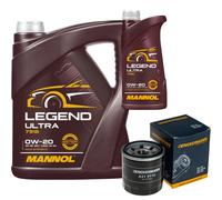 DENCKERMANN Filtro Olio MANNOL Legend Ultra 0W-20 6L Per Chevrolet Spark 1.2