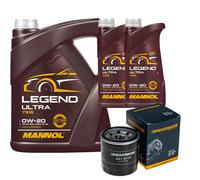 DENCKERMANN Filtro Olio MANNOL Legend Ultra 0W-20 7L Per Chevrolet Spark 1.2