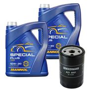 Denckermann Filtro Olio mannol Special Plus 10W-30 10L per VW Golf i Cabriolet