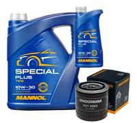 Denckermann Filtro Olio Mannol Special Plus 10W-30 6L Per Ford Sierra 2.0I