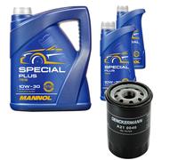 Denckermann Filtro Olio Mannol Special Plus 10W-30 7L Per Nissan Note 1.4