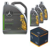 DENCKERMANN Filtro Olio MB 5W-30 229.52 8L Per Mercedes-Benz C-Klasse