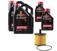 DENCKERMANN Filtro Olio Motul 8100 5W-30 12L Adatto Per VW Touareg 5.0 V10 TDI