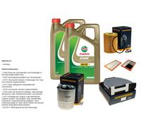 DENCKERMANN Inspektionspaket 10L CASTROL EDGE 5W-30 C3 per Mercedes-Benz