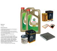 DENCKERMANN Inspektionspaket 10L CASTROL EDGE 5W-30 C3 per Mercedes-Benz