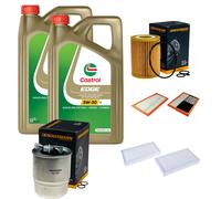 DENCKERMANN Inspektionspaket 10L CASTROL EDGE 5W-30 C3 per Mercedes-Benz