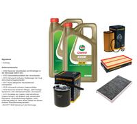 DENCKERMANN Inspektionspaket 10L CASTROL EDGE 5W-30 C3 per Mercedes-Benz