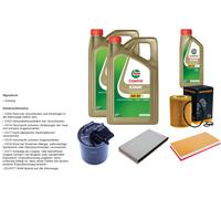 DENCKERMANN Inspektionspaket 11L CASTROL EDGE 5W-30 C3 per Mercedes-Benz