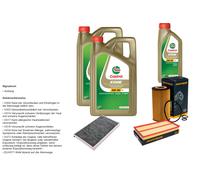 DENCKERMANN Inspektionspaket 11L CASTROL EDGE 5W-30 C3 per Mercedes-Benz