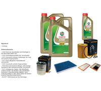 DENCKERMANN Inspektionspaket 11L CASTROL EDGE 5W-30 C3 per Mercedes-Benz