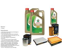 DENCKERMANN Inspektionspaket 11L CASTROL EDGE 5W-30 C3 per Mercedes-Benz