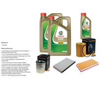 DENCKERMANN Inspektionspaket 11L CASTROL EDGE 5W-30 C3 per Mercedes-Benz