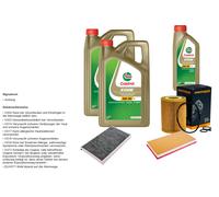 DENCKERMANN Inspektionspaket 11L CASTROL EDGE 5W-30 C3 per Mercedes-Benz