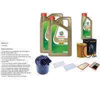 DENCKERMANN Inspektionspaket 11L CASTROL EDGE 5W-30 C3 per Mercedes-Benz