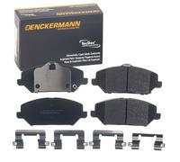 DENCKERMANN Kit pastiglie freni Anteriore con segnalatore acustico usura B111417