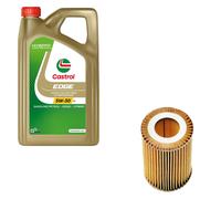 Denckermann Olio castrol edge Titanio 5W-30 Ll 5L per BMW 1er 114i 116i 3er