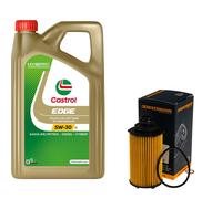 Denckermann Olio castrol edge Titanio 5W-30 Ll 5L per Ssangyong Tivoli XLV