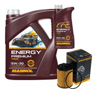 Denckermann Olio MANNOL Energy Premium 5W-30 6L per Mazda 5 1.6 CD 3 Peugeot