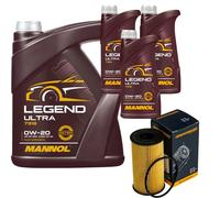 Denckermann Olio mannol Legend Ultra 0W-20 8L per Jaguar Xe 2.0 e-Pace Land