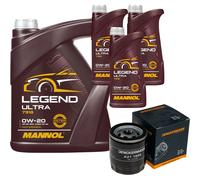 Denckermann Olio mannol Legend Ultra 0W-20 8L per Jaguar Xe 2.0 F-Pace Land