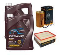 DENCKERMANN Pacchetto di ispezione 10L MANNOL Ceramica Pro 10W-40 per