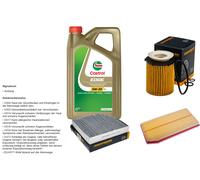 DENCKERMANN Pacchetto di ispezione 5L CASTROL EDGE 5W-30 C3 per Mercedes-Benz