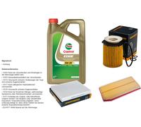 DENCKERMANN Pacchetto di ispezione 5L CASTROL EDGE 5W-30 C3 per Mercedes-Benz