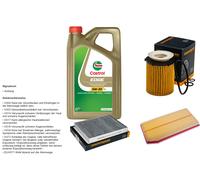 DENCKERMANN Pacchetto di ispezione 5L CASTROL EDGE 5W-30 C3 per Mercedes-Benz