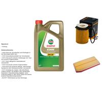 DENCKERMANN Pacchetto di ispezione 5L CASTROL EDGE 5W-30 C3 per Mercedes-Benz