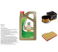 DENCKERMANN Pacchetto di ispezione 5L CASTROL EDGE 5W-30 C3 per Mercedes-Benz