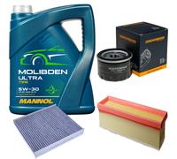 DENCKERMANN Pacchetto di ispezione 5L MANNOL Molibden Ultra 5W-30 per Renault