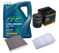 DENCKERMANN Pacchetto di ispezione 5L MANNOL Molibden Ultra 5W-30 per Toyota