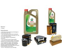DENCKERMANN Pacchetto di ispezione 6L CASTROL EDGE 5W-30 C3 per Mercedes-Benz