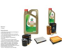 DENCKERMANN Pacchetto di ispezione 6L CASTROL EDGE 5W-30 C3 per Mercedes-Benz